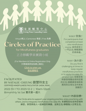 Circles of Practice for Mindfulness Graduates